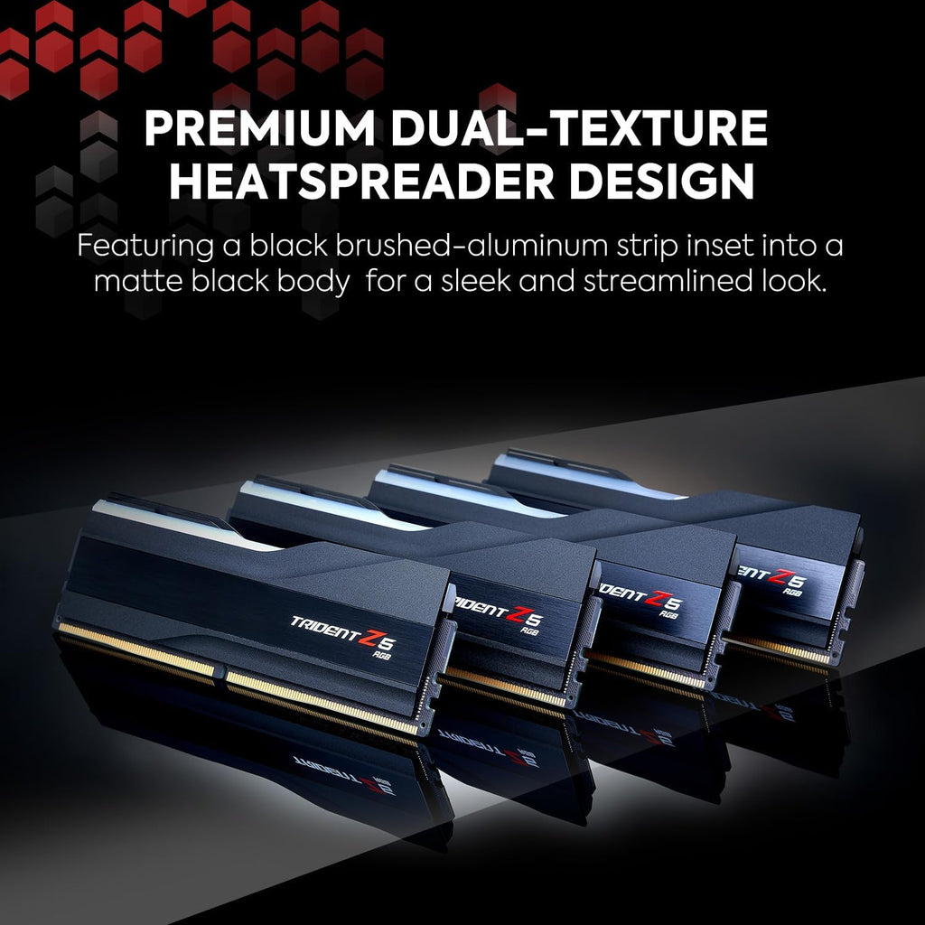 DDR5 RAM 32GB (2x16GB) 5600MT/s CL28-34-34-89 Matte Black Desktop Computer Memory P6243