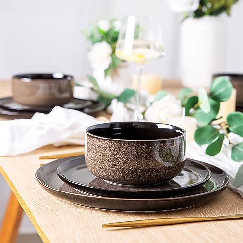 Green 18PCS Ceramic Dinnerware Set M7789