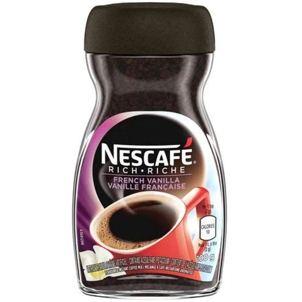 Nescafé Rich Instant Coffee Variety Bundle Hazelnut 100G French Vanilla 100G B325938