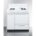 White Gas Freestanding Range D5180