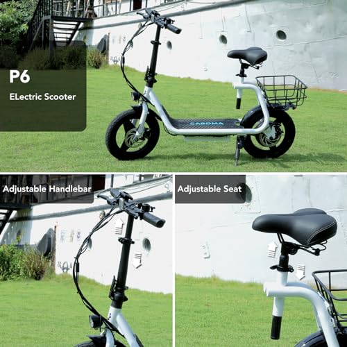 500W/800W/1200W Electric Scooter with Seat 14" Tire Foldable N20564