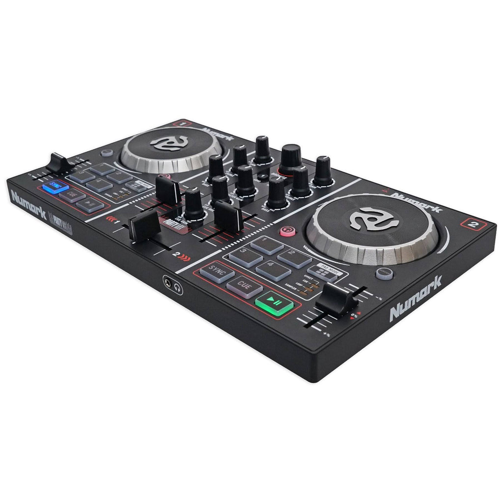 DJ Controller with Built in Light Show and Microphone and Cables and Case G916279