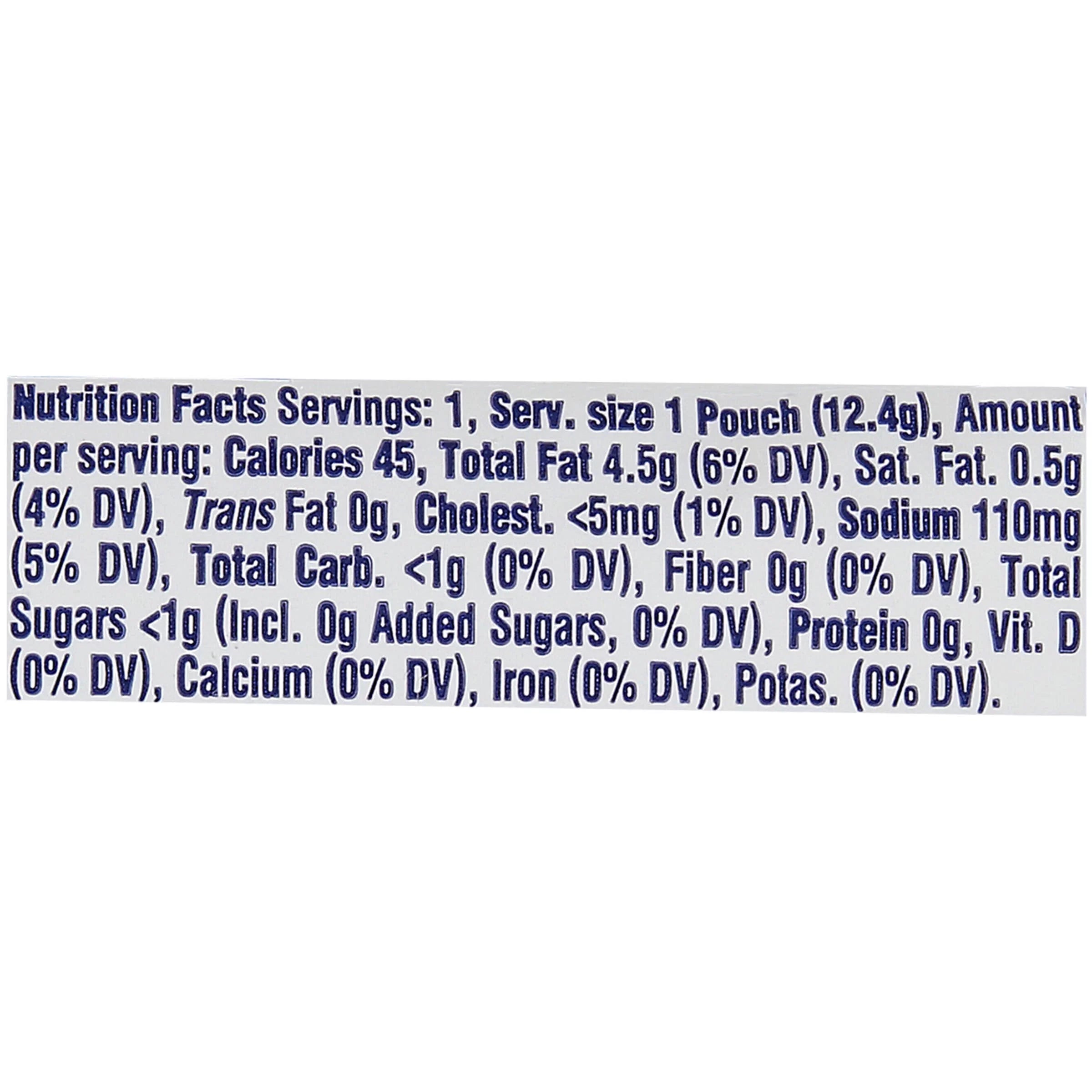0.44 oz. Ranch Salad Dressing Packets, 200 per case D6077