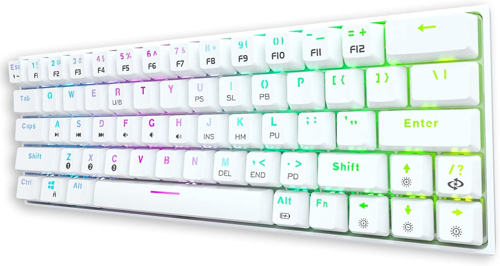 60% Wireless Mechanical Keyboard with RGB Backlit Q960