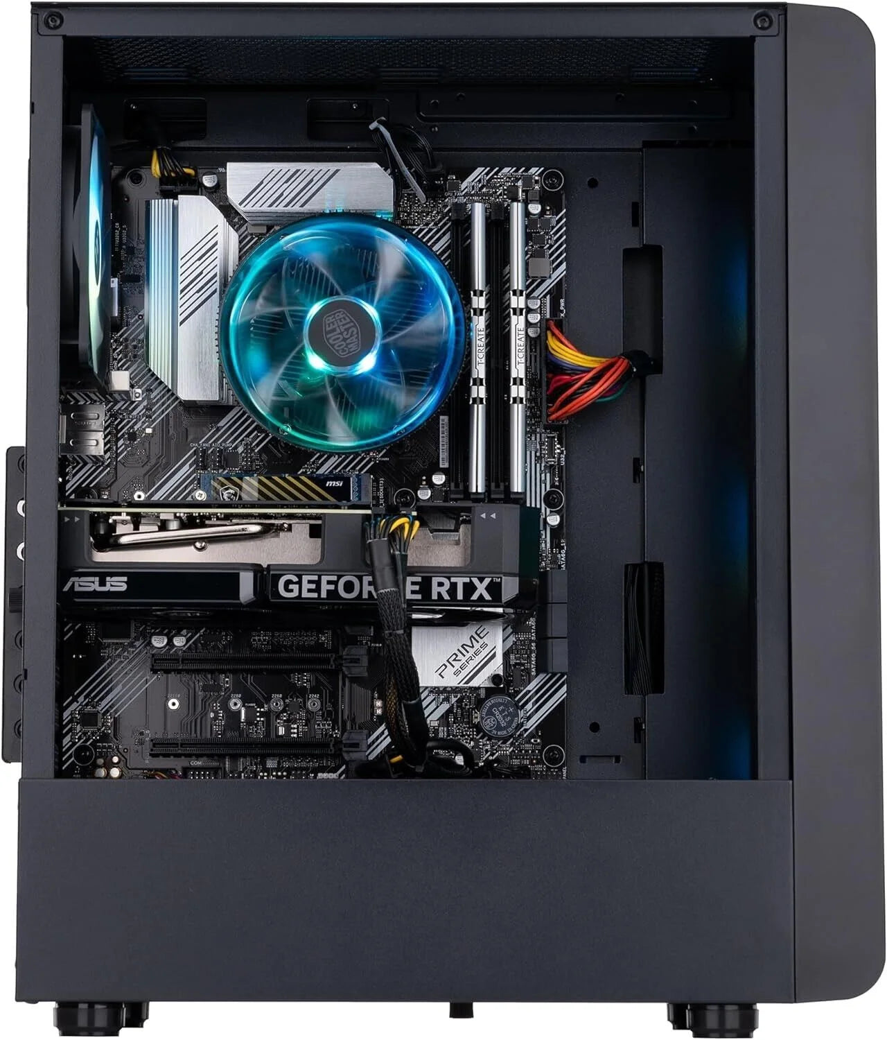 AMD Ryzen 7 5700X GeForce RTX 4060 Ti 8G 32GB DDR4 3200MHz 1TB M.2 NVMe SSD Gaming PC K7128