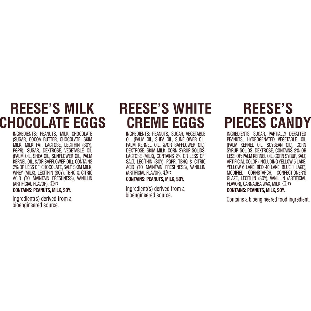 59.64 oz Assorted Peanut Butter Easter Candy N9002