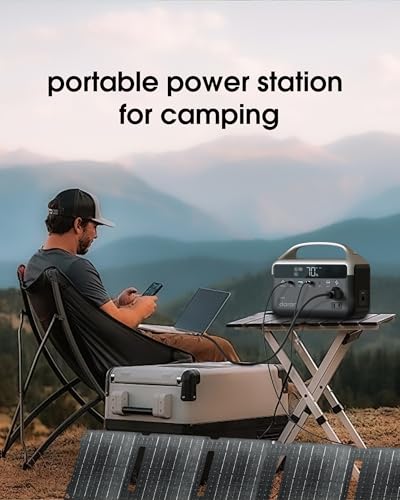 300W 192Wh LiFeP04 Solar Generator with AC & DC Outlets J17947