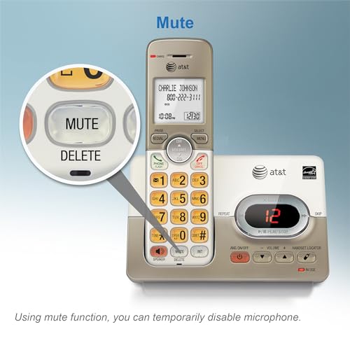 2-Handset Cordless Phone with Answering System S347958