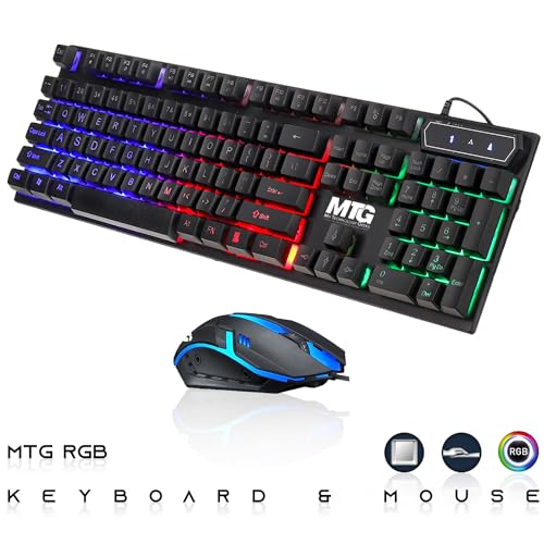 G3 Gaming Desktop PC Intel Core i7 6th Gen AMD RX 550 Graphics 32GB RAM 1TB SSD 24 Inch Dual Monitor RGB Keyboard Mouse Speaker Webcam Win 10 Pro X9095