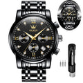 Quartz Luminous Water Resistant Chronograph Watch W44207