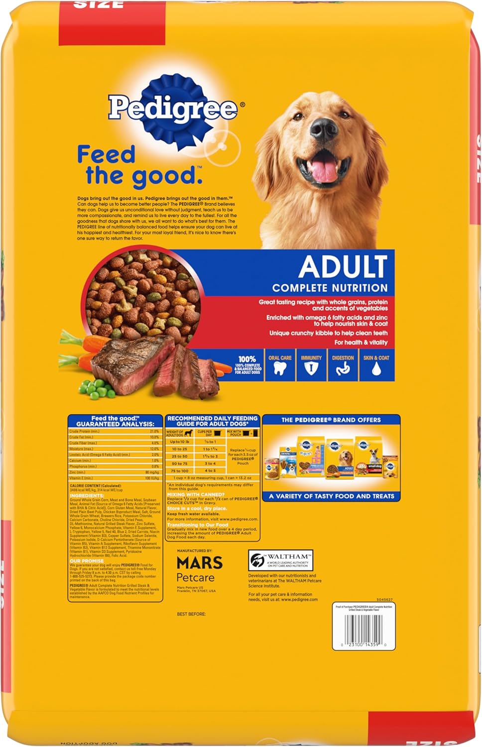 18 Lb Bag Dry Dog Food for Adult Dog J231405