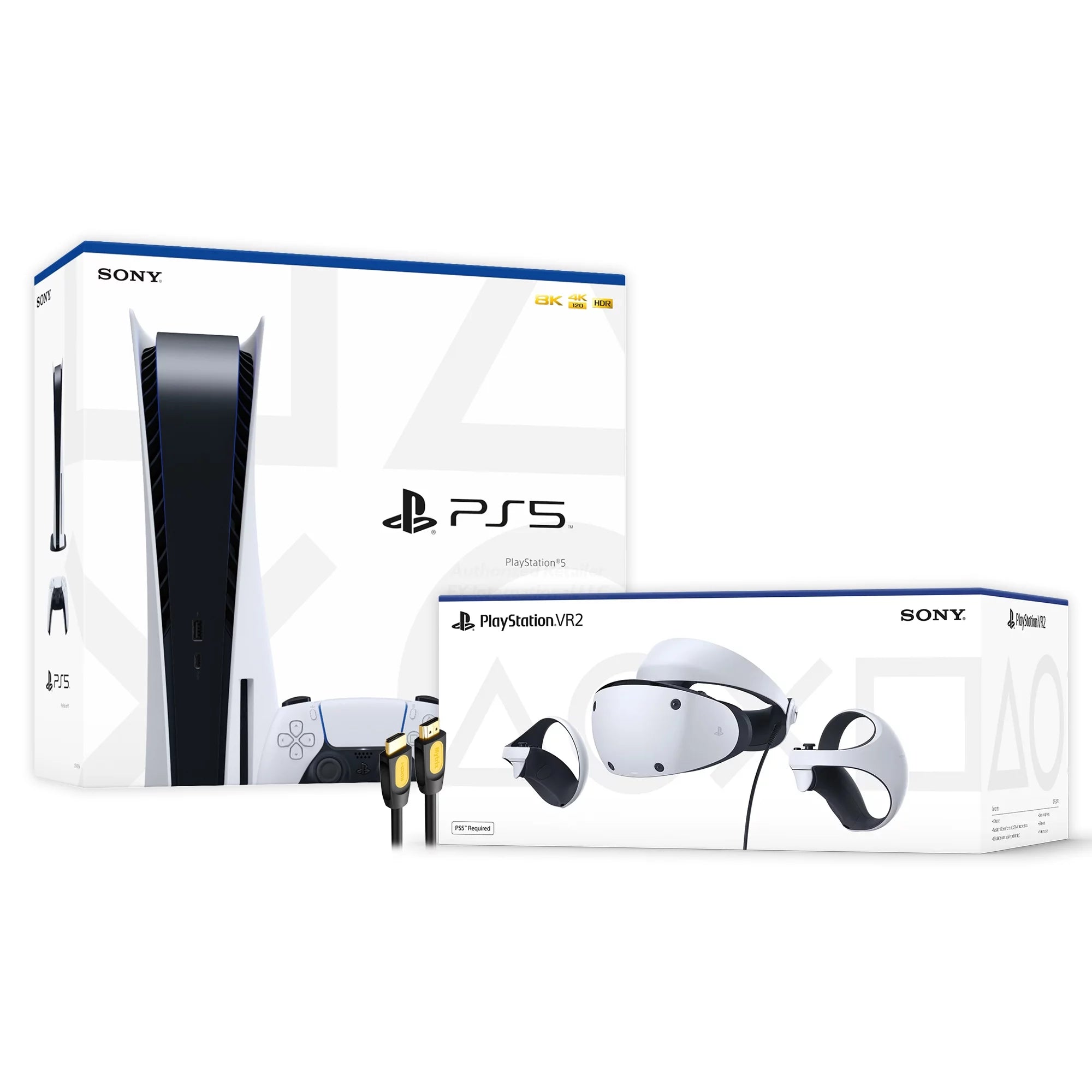 PS5 Disc Console, VR2 Headset, Sense Controllers, DualSense J8819