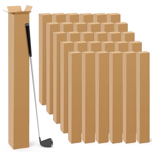 30 Pcs Tall Corrugated Boxes 4x4x40 Inches V5273