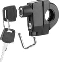 Black 22mm-26mm Motorcycle Helmet Lock with 2 Keys P462
