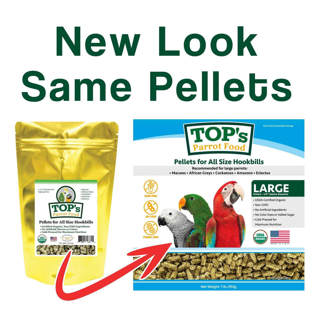 Organic Parrot Food Pellets X222