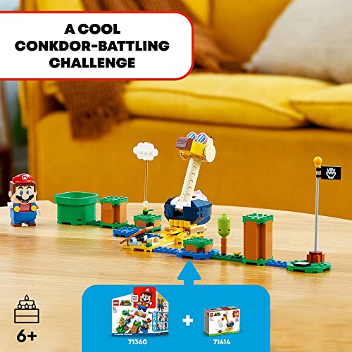 LEGO Super Mario Conkdor's Noggin Bopper Expansion Set 71414, Buildable Toy J370