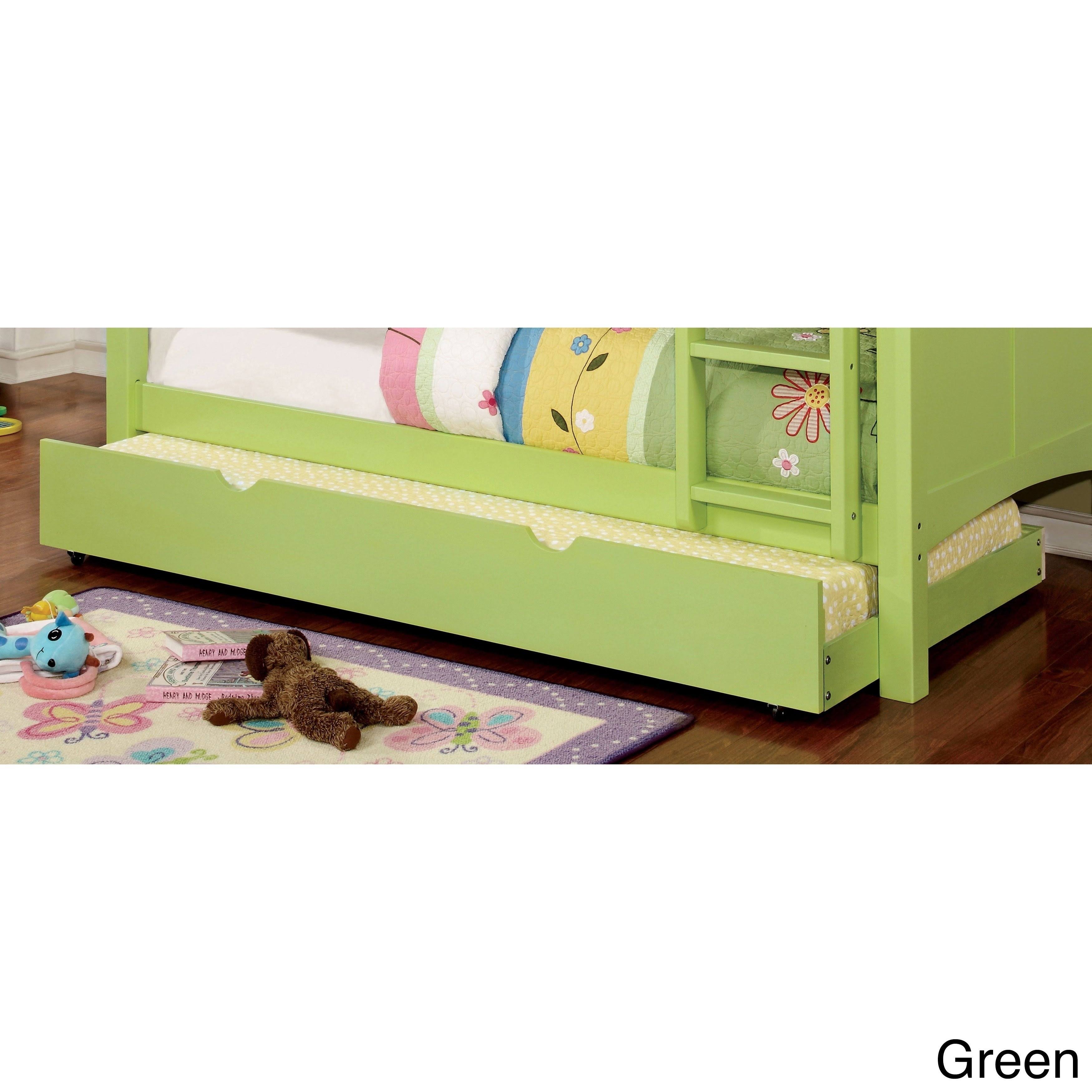 Gray Twin Solid Wood Pull-Out Trundle C737