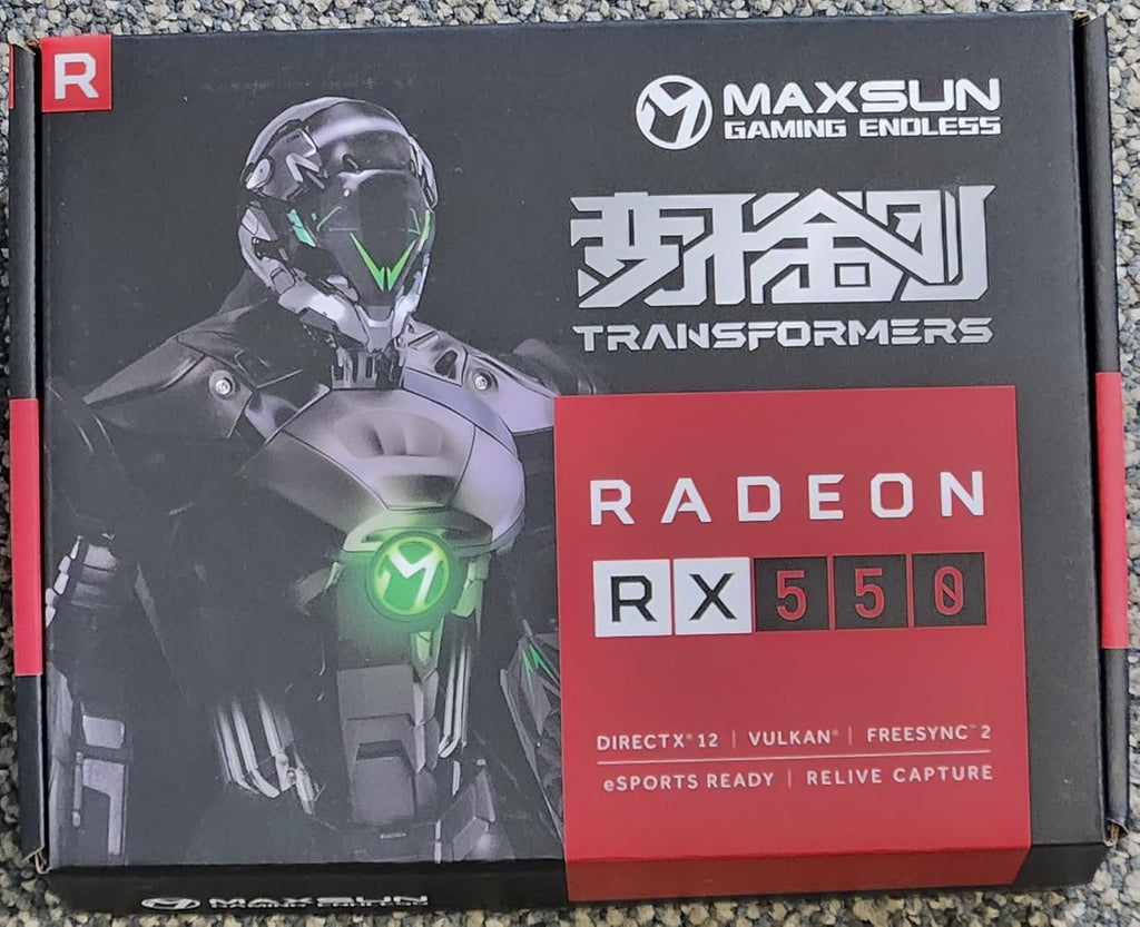 AMD Radeon RX 550 4GB Low Profile Video Graphics Card GDDR5 128-Bit PCI Express X16 3.0 HDMI DisplayPort Y2336