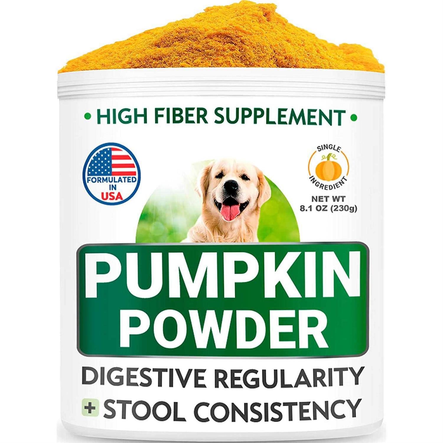 Pumpkin Powdered Fiber Supplement for Dogs 8.1oz S97316
