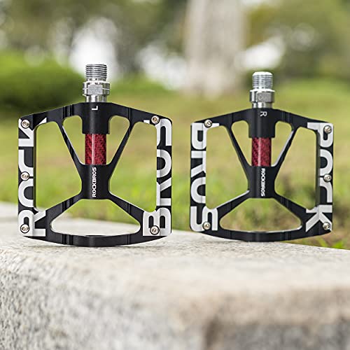 CNC Non-Slip Lightweight Aluminum Alloy Bicycle Platform Pedals 9/16" O1062
