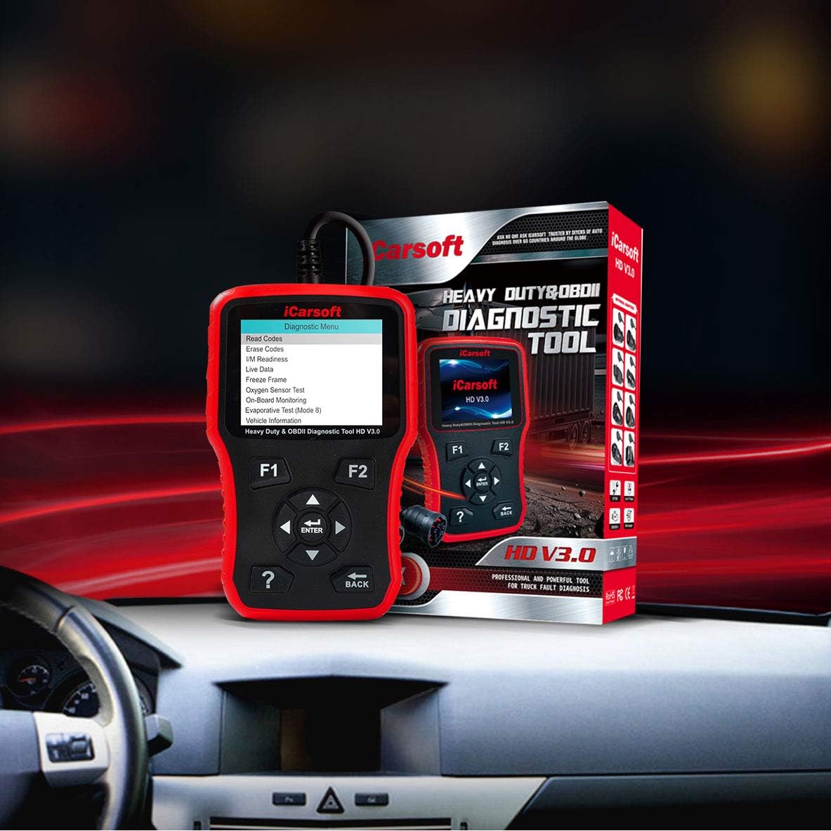 Heavy Duty Diesel Truck Diagnostic Scanner Tool Code Reader T694596