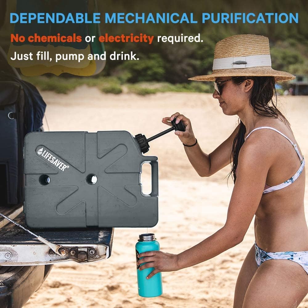 Dark Grey Heavy Duty Water Purifier Jerrycan N27187
