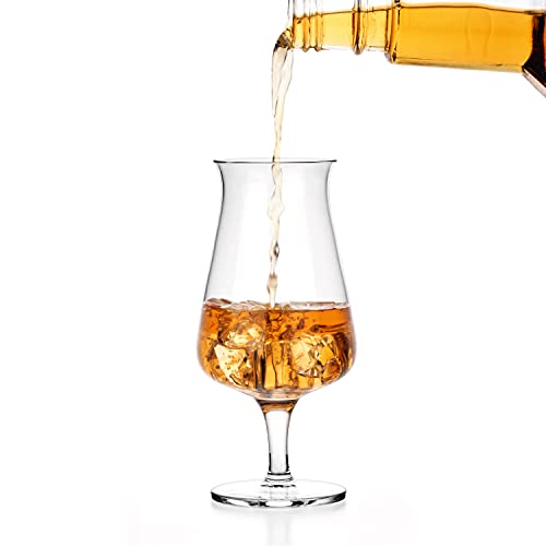 Set of 4 Crystal Glasses Snifter 8.5oz C7379