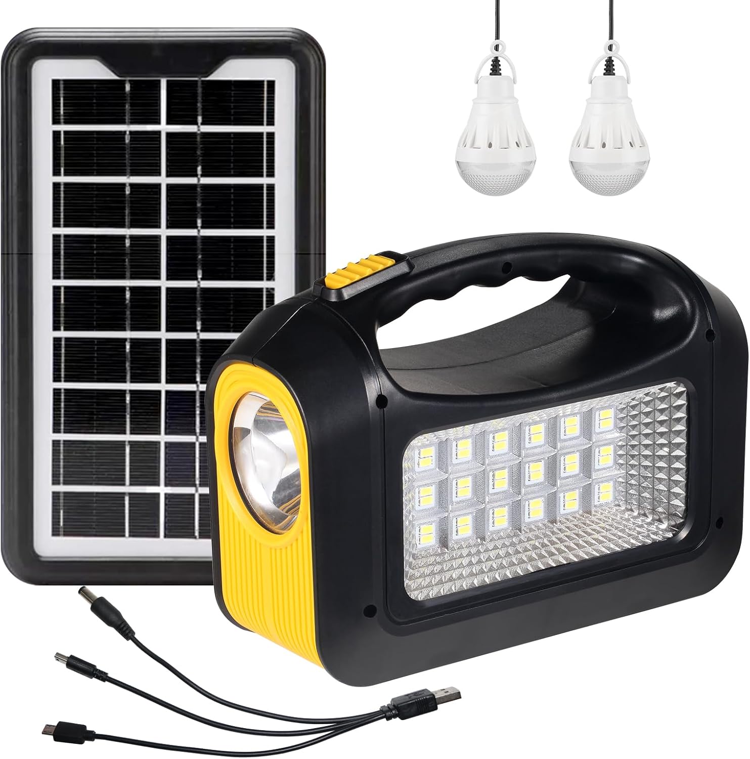Portable Power Station with 2 Sets LED Light (Yellow) X176535