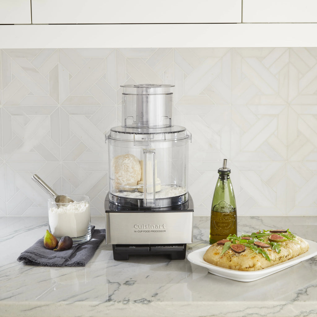 14 Cup Brushed Stainless Steel Food Processor O629069