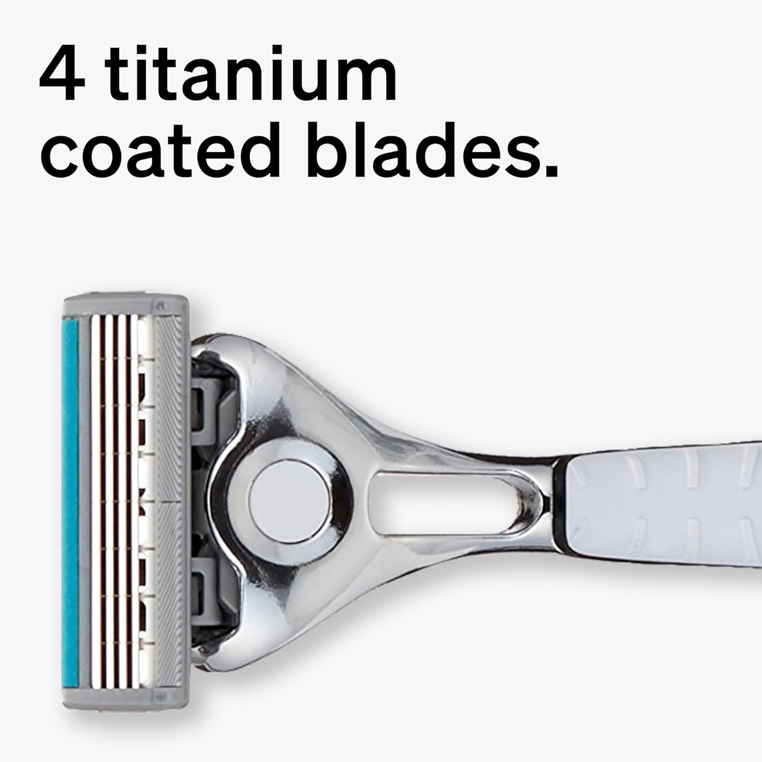 Titanium Razor with 3 Refill Blades M65402