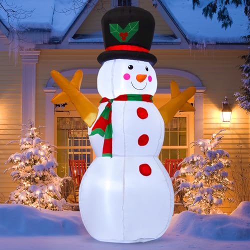 5 FT Christmas Snowman Inflatable Decoration with Branch Hand Y45448