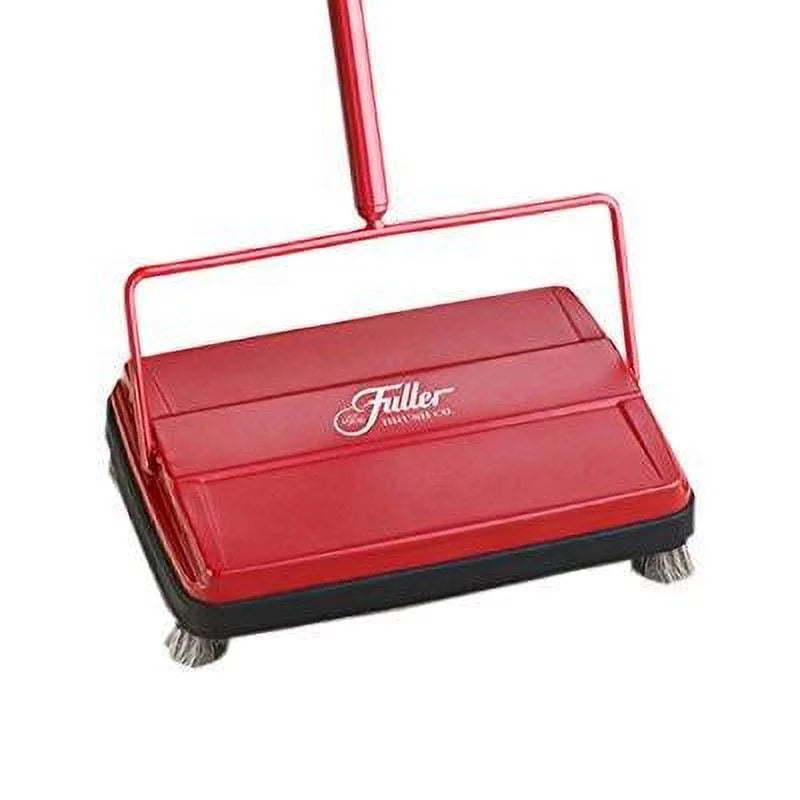 Electrostatic Carpet & Floor Sweeper - 9" Cleaning Path - Lightweight - Red Z13559