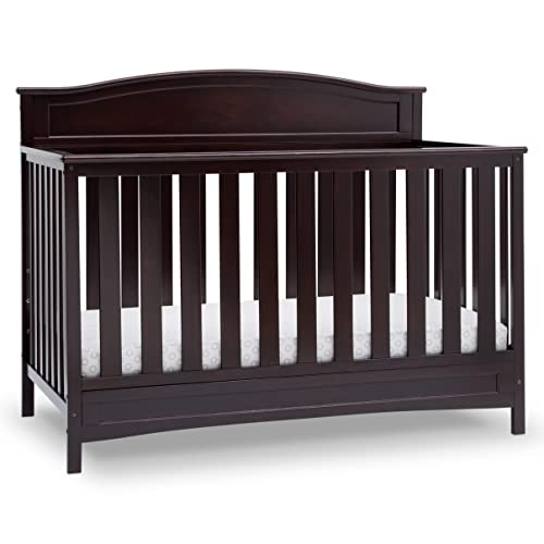 White 4-in-1 Convertible Baby Crib Y94335