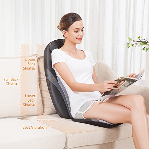 Shiatsu Massage Cushion with Heat Kneading Back Massager R4811