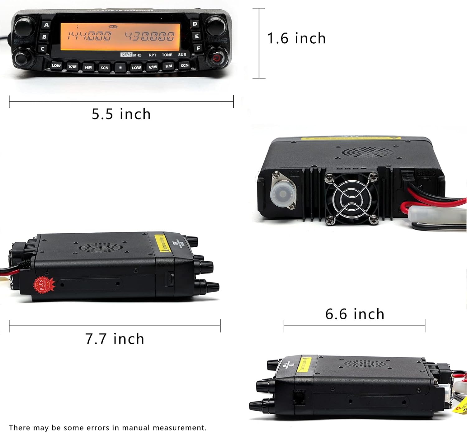 Quad Band 50W Mobile Transceiver Vehicle Radio T492