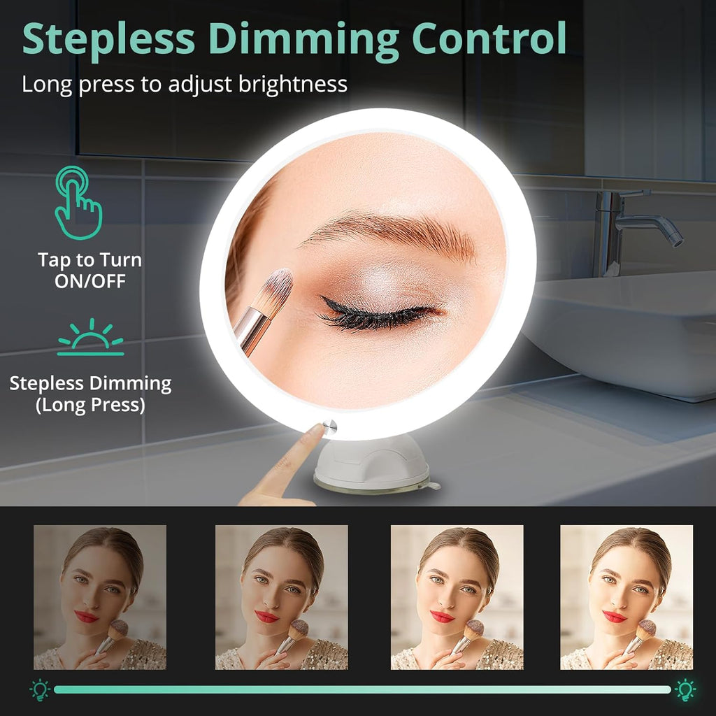 20X Lighted Magnifying Mirror with Suction Cup K77388