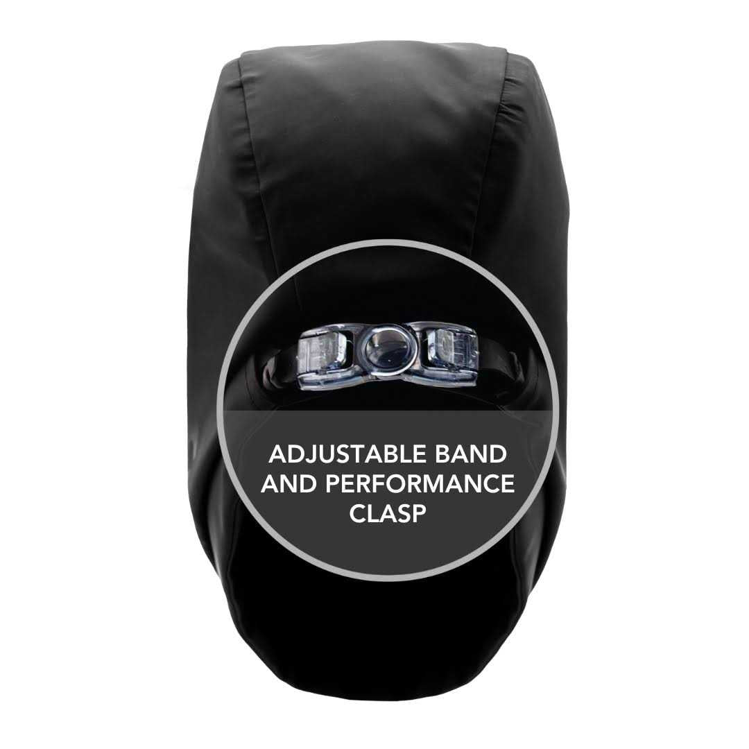 Satin-Lined Waterproof Adjustable Swim Cap G946