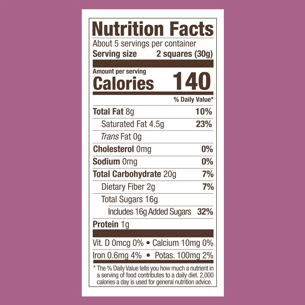 Dark Chocolate Raspberry Squares, 5.32 Oz Bag (Pack of 6) Q432879