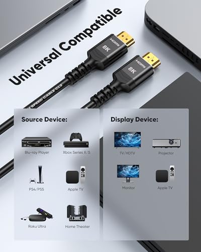 20FT 8K Ultra High Speed HDMI 2.1 Cable K939