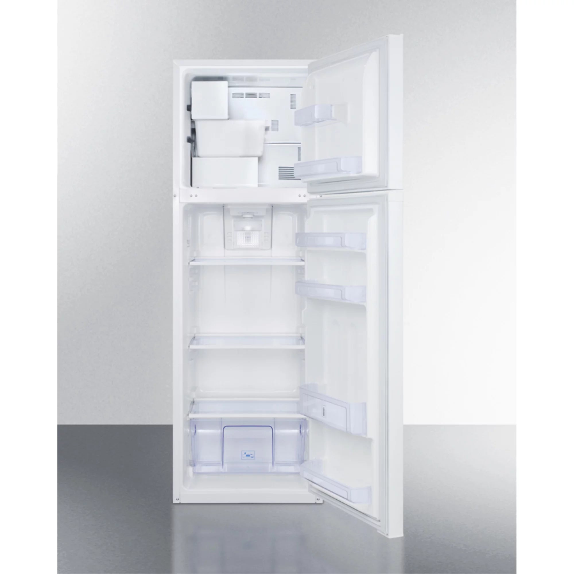 8.8 cu.ft. frost-free refrigerator-freezer in white with factory installed icemaker C43555