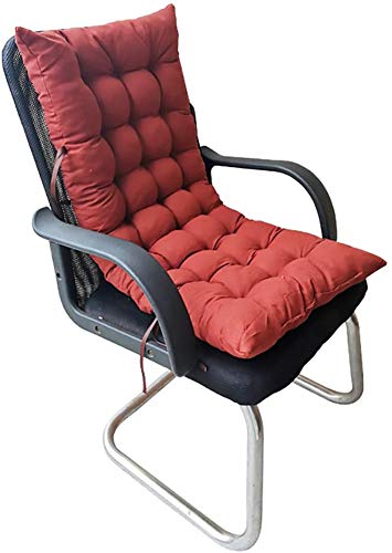 Red 48 inch Thicken Washable Patio Bench Cushion S330