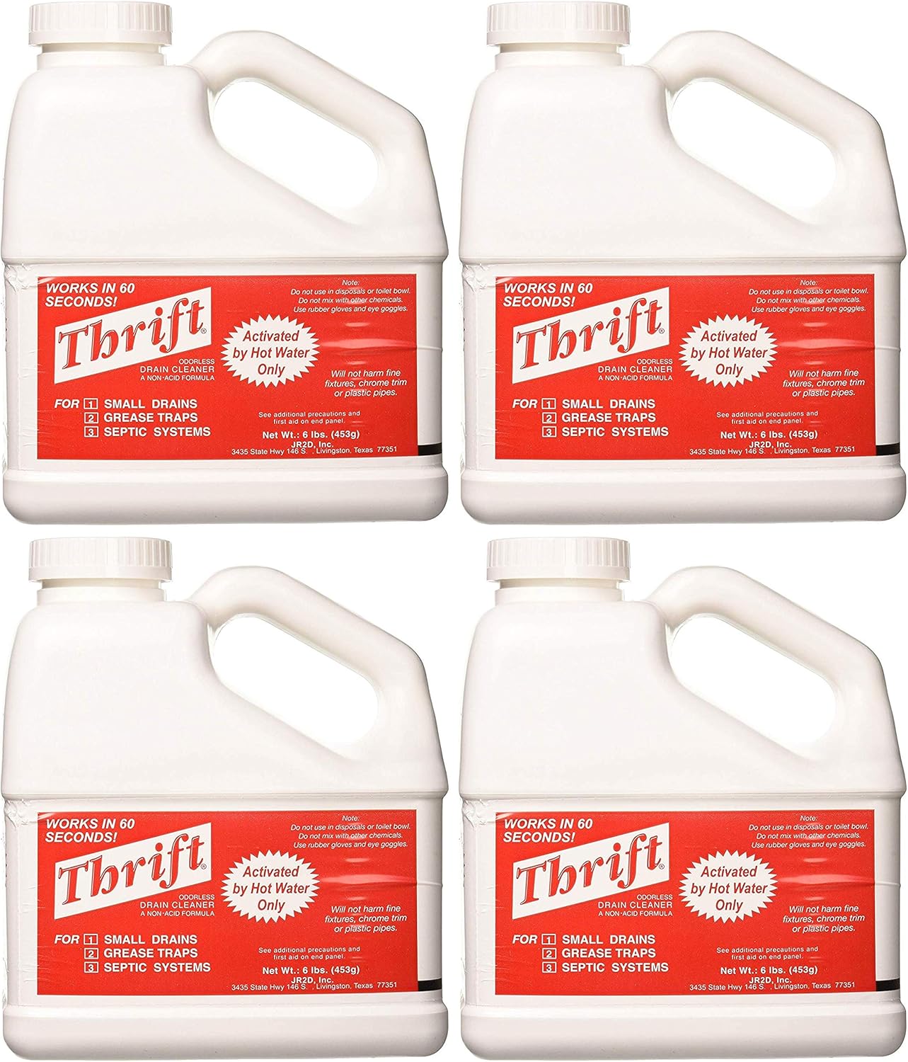 6 lb. White Granular Drain Cleaner M427