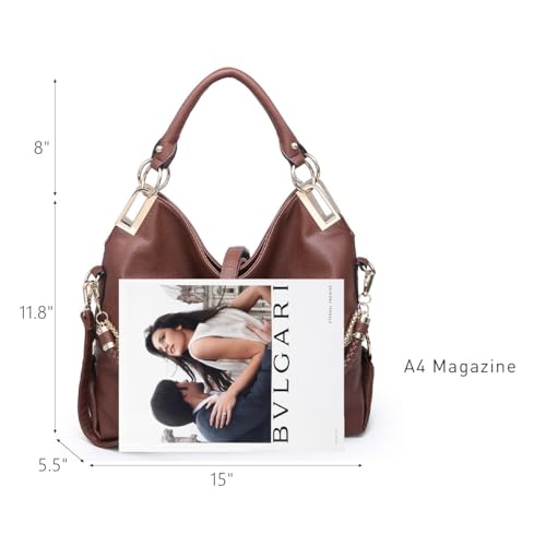 Vegan Leather Rhinestones Hobo Shoulder Bag B638
