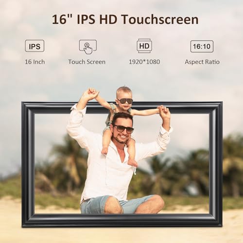 10.1 Inch IPS HD Digital Picture Frame with 16GB Storage K94272