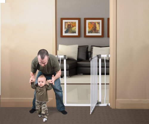 White Extra-Tall Baby Safety Gate L589