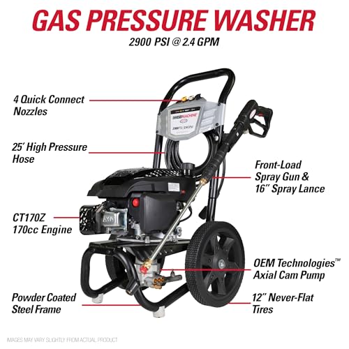 3400 PSI Gas Pressure Washer, 2.5 GPM Z63954