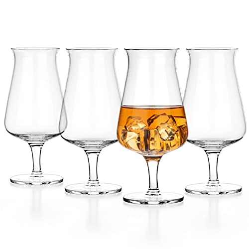 Set of 4 Crystal Glasses Snifter 8.5oz C7379