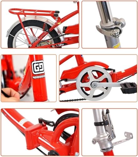 Lightweight Alloy Folding Bike with Colorful Wheel M737055