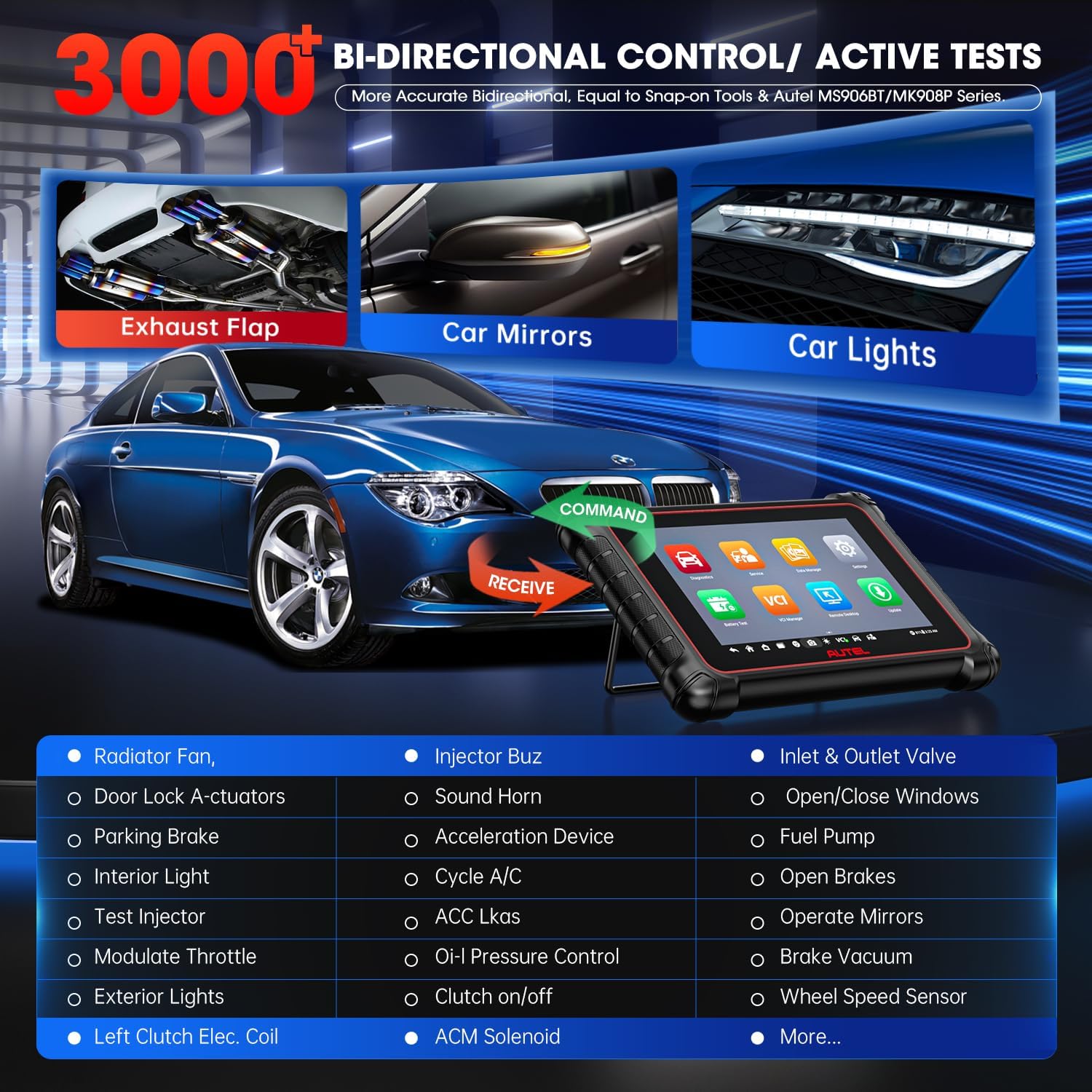 8in Bidirectional Diagnostic Tool P71581