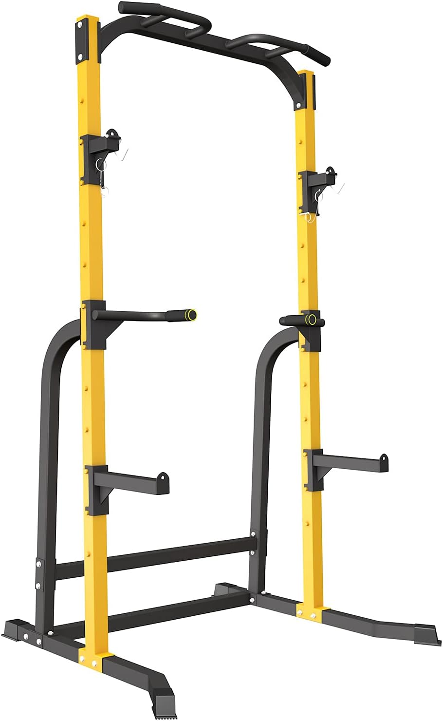 800LBS Weight Capacity Power Rack with J-Hooks and Dip Bar K4751